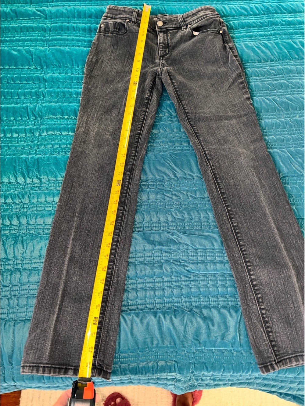 Chico's Ultimate Fit Gray Denim Jeans Size 0 Regular